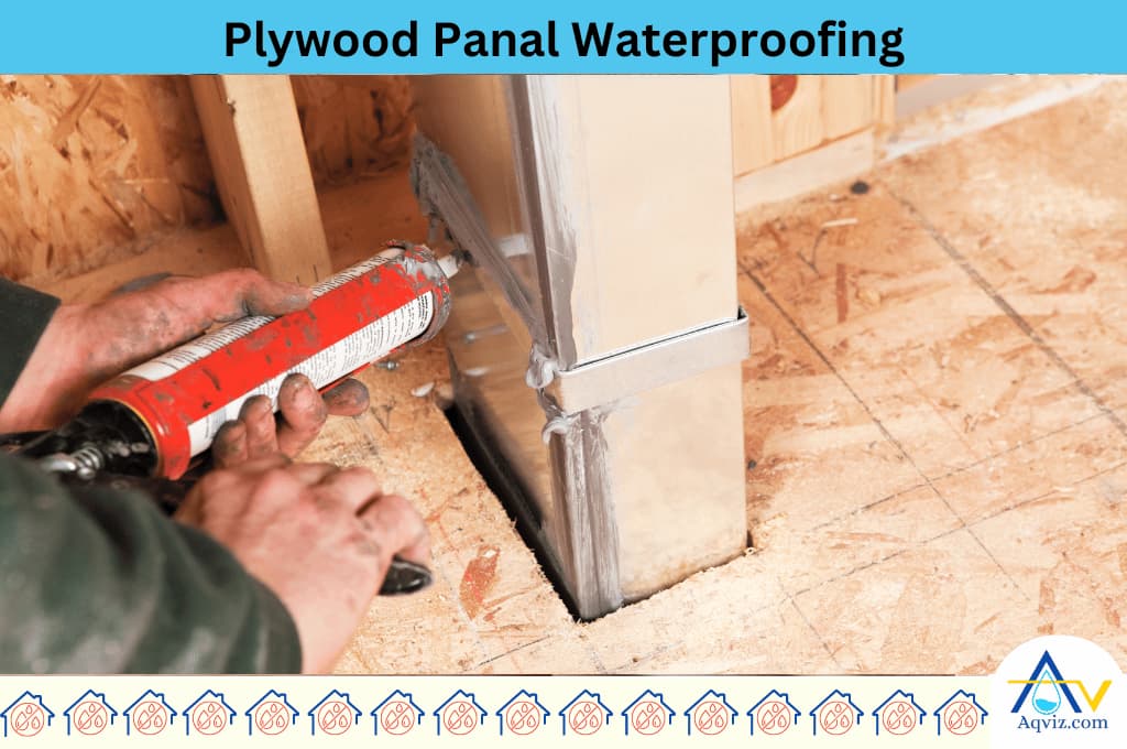 Plywood panel waterproofing