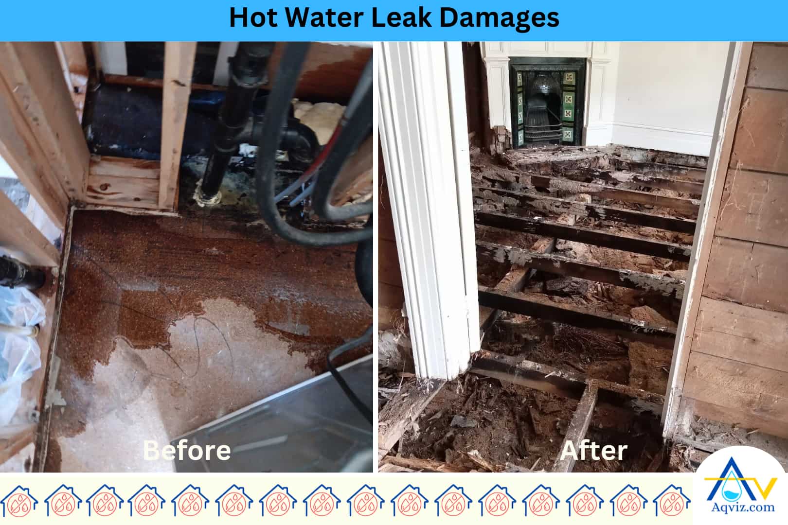 hot-water-leak-damages